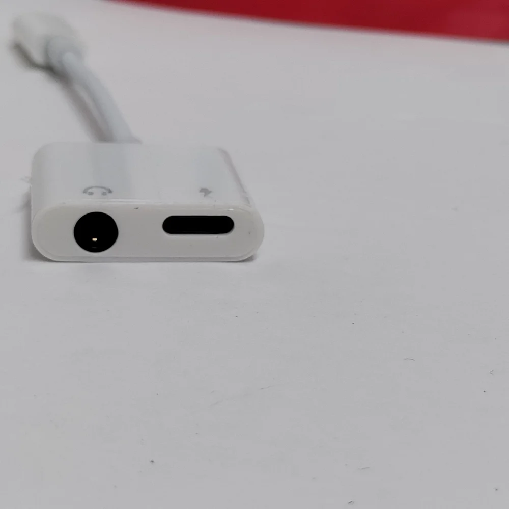 Dual Adapter 3.5mm Headphone & Charger 2 in 1 Adapter for iPhone 12 11 XR XS X 8